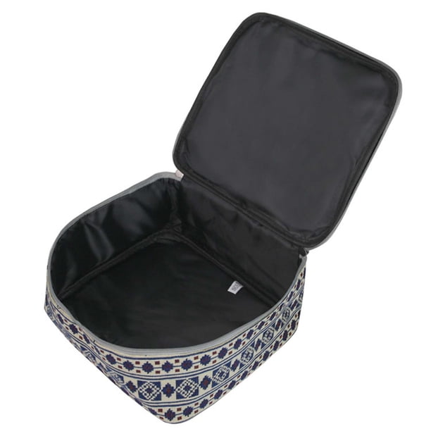 Bolsa de almacenamiento portátil para acampar Asa de transporte Hombro Caja de artículos varios Cremallera Vajilla Utensilios Organizador para cocinar estilo A Macarena Bolsa de almacenamiento para picnic