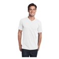 thumbnail image 1 of District Young Mens Concert V-Neck Tee Shirt, White Medium, 1 of 2