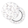 thumbnail image 2 of Fotbe Rabbit Eating Stool Covers Round,Waterproof Round Bar Stool Covers Bar Chair Covers Washable Stool Cushion Slipcover for 12-14 Inch Chair-14 inch, 2 of 7