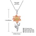 thumbnail image 3 of Collar de plata 925 chapado en oro, joyas para mujeres, regalos para mujeres Zefei Wu  9024735048824, 3 of 4