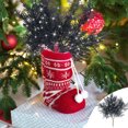 thumbnail image 6 of 20 Pcs Glitter Christmas Branches Artificial Floral Picks Twig for Tree Decor Wreath Garland Centerpiece Arrangements, 6 of 9