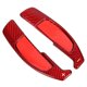 thumbnail image 1 of Pieza modificada para automóvil, paleta de cambio de extensión de dirección de fibra de carbono roja, accesorios para automóvil confiables y duraderos, 1 of 8
