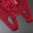 thumbnail image 3 of Womens Thongs Low Rise Lace Panties Cut out Mesh Lingerie Crotchless Panties for Women Rave Outfits for Women, 3 of 4