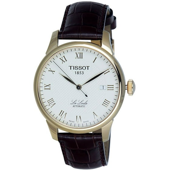 Tissot - Tissot Le Locle Automatic Ivory Dial Mens Watch T41.5.413.73 ...