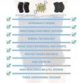 thumbnail image 3 of Men's and women's volleyball knee pads, non-slip and thickened anti-collision sports protection knee pads, elastic and breathable knee pads, very suit, 3 of 4