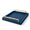 Blue-17" x 12" x 2.5", variant on Blue 20" x 20" x 3" Large Square Decorative Serving Tray with Handles for Ottoman and Coffee Table
