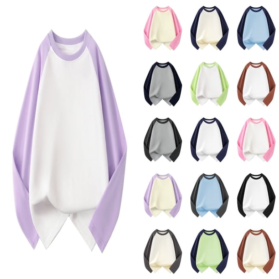 Girls Shirts Toddler Kids Baby Boys Long Sleeve Shirts Raglan Shirt Baseball Tee Coffee Girls Summer Tops 2-3 Years