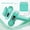 Green, variant on CNV Smart Folding Mini Massage Gun with 6 Speed Levels, Portable Handheld Percussion Massager for Full Body Relaxation, USB-C Rechargeable Wellness Tool