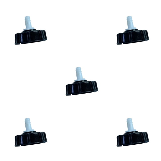 Scienceny Adaptador de manguera de contenedor IBC, barriles de jardín doméstico de repuesto S60x6, convertidor de rosca, conector de conversión, piezas Type2 NO2 Scienceny CBP495641