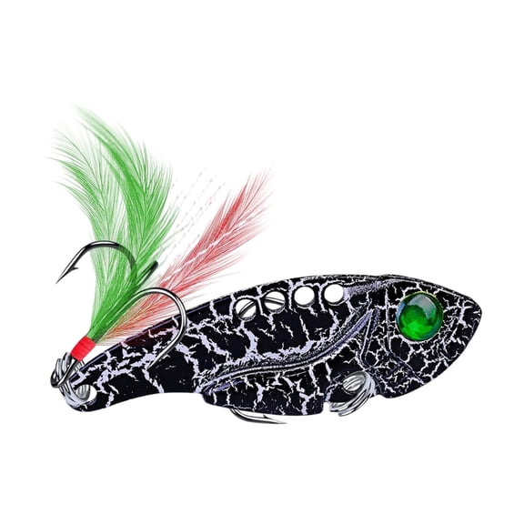 Miiottaa Metal Jig Spoon Lure Crankbait Artificial Hard Baits Wobbles Trolling Swimbait Fishing Accessories Easy to Use