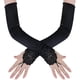 thumbnail image 2 of Guantes Long Opera Party 20s Satén Elásticos Talla Adulto Hasta el Codo, 2 of 4