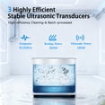 thumbnail image 6 of VUA 6L Ultrasonic Cleaner with Heater & Timer, 40kHz Professional Ultrasonic Parts Cleaner for Jewelry, Glasses, Watches, Dentures, Carburetors & Automotive Parts, Stainless Steel Cleaning Machine, 6 of 10