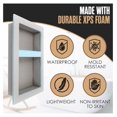 thumbnail image 6 of Drevy Shower Niche, Insert Storage Shelf, 12x20 Inch, Installation Size: 13”x21”, Grey, XPS Foam, Leak-Proof, Waterproof, Recessed Preformed Caddy, Tile Prefab Shelves for Bathroom, Prefabricated, 6 of 7