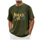 thumbnail image 4 of Casual Summer Tops Carnaval Impreso de Manga Corta Cuello Redondo, Poliéster Ligero para la Fiesta de Verano de Primavera, 4 of 9