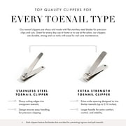 Tweezerman Extra Strength Stainless Steel Toenail Clipper