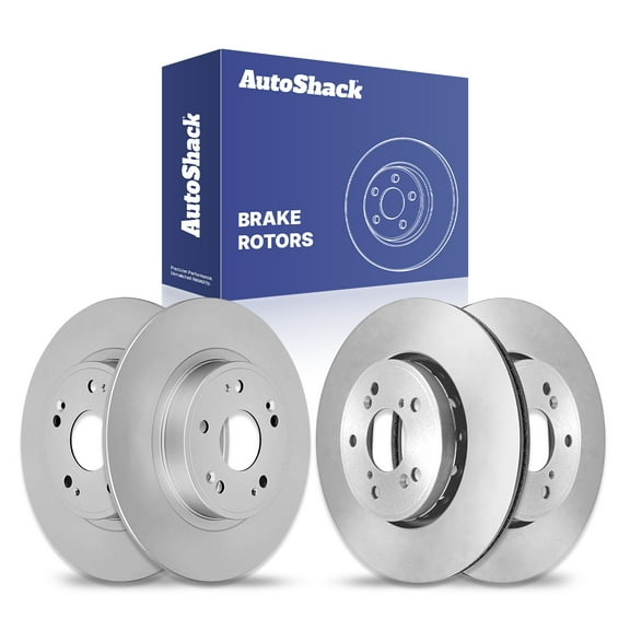AutoShack Front & Rear Brake Rotors | Replacement For 2016 Acura ILX 2.4L FWD | 4-PC Set