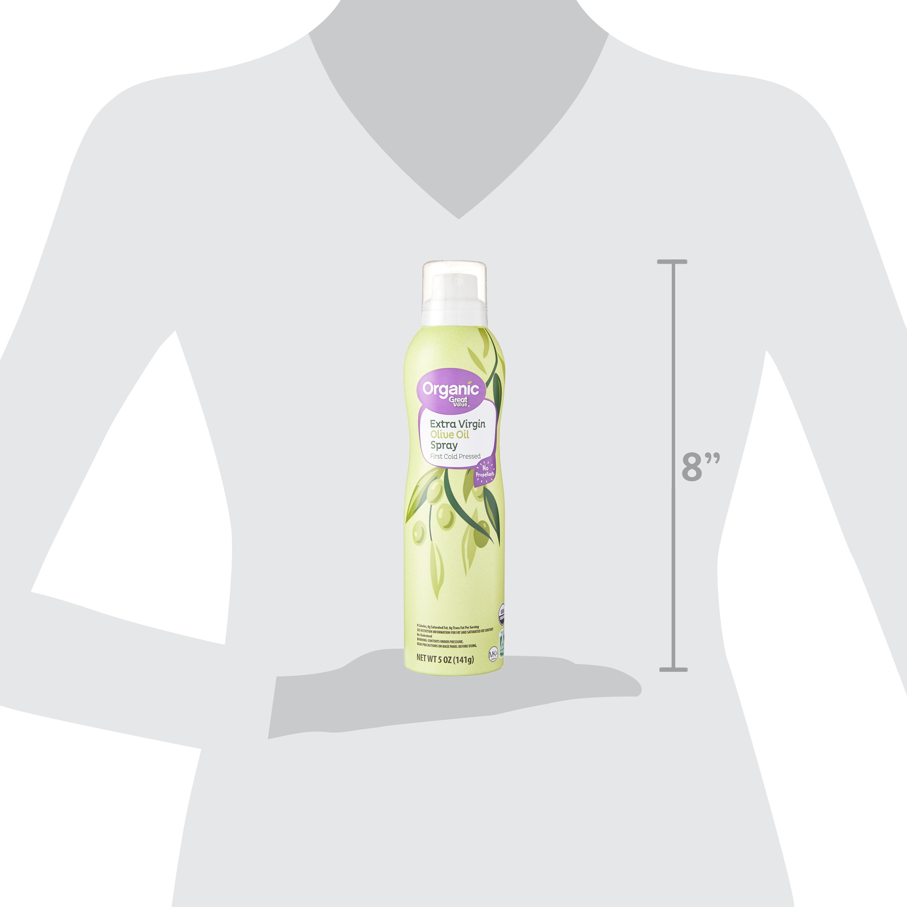 Great Value Organic Extra Virgin Olive Oil Spray, 5 oz