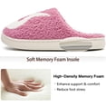 thumbnail image 4 of Ecetana House Slippers for Women Men Fuzzy House Shoes with Memory Foam, 4 of 7