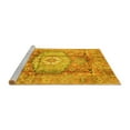 thumbnail image 2 of Ahgly Company Machine Washable Indoor Rectangle Abstract Yellow Modern Area Rugs, 5' x 8', 2 of 4