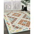 thumbnail image 2 of Ahgly Company Indoor Square Contemporary Camel Brown Southwestern Area Rugs, 5' Square, 2 of 6