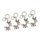 thumbnail image 2 of Donkey Keychain, Seamless Welding Environmentally Friendly Zinc Alloy 4 Pcs Keychain Pendant Czech Rhinestone For Decoration ANGGREK Otros, 2 of 8