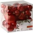 thumbnail image 2 of Prextex Red Christmas Ball Ornaments for Christams Decorations - 36 Pieces Xmas Tree Shatterproof Ornaments with Hanging Loop for Holiday and Party Deocation (Combo of 6 Styles in 3 Sizes), 2 of 2