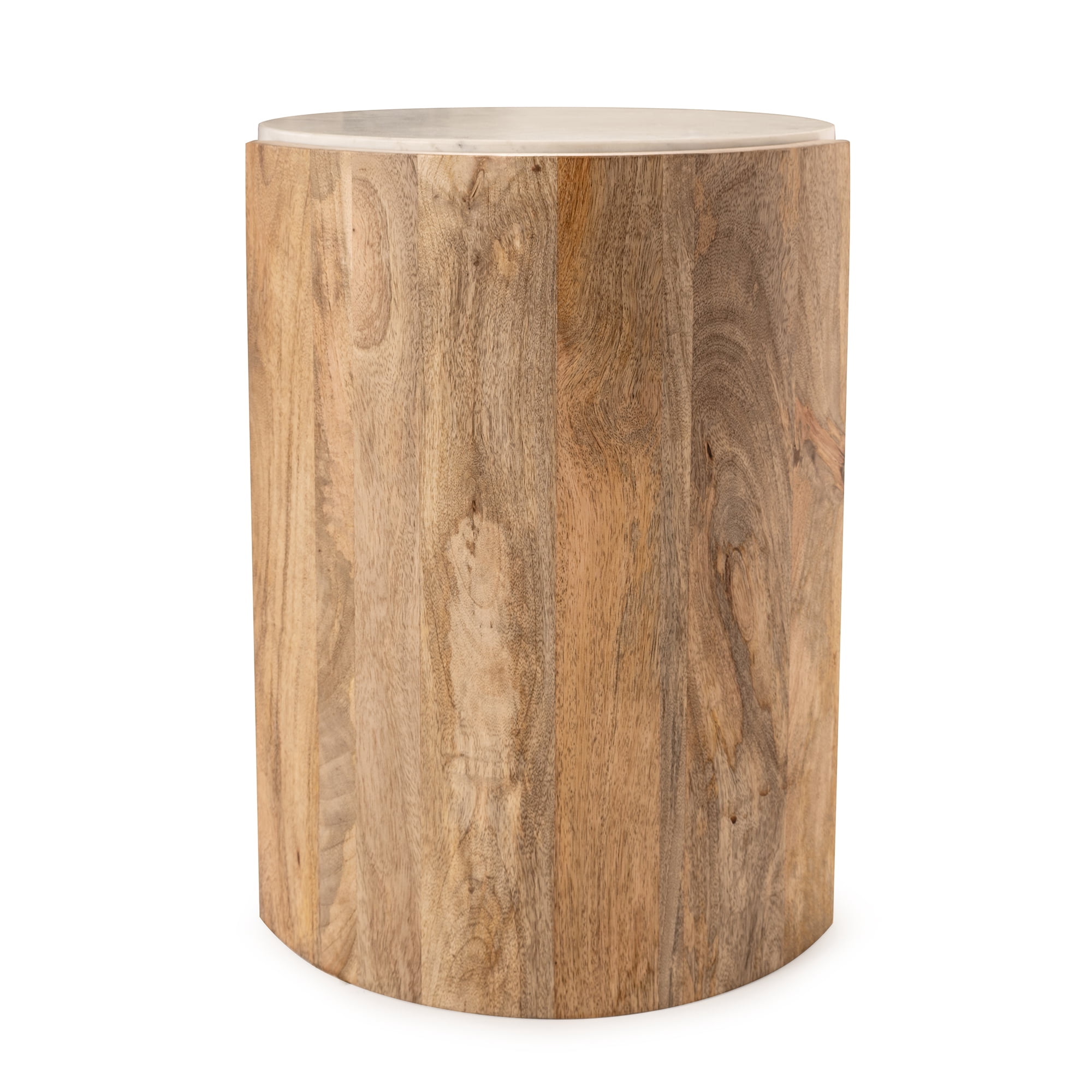 Oakridge Vintage Harlequin Patterned Marble Top Side Table