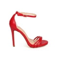thumbnail image 2 of New Women Liliana Asuka-11 Leatherette Open Toe Strappy Minimal Stiletto Sandal, 2 of 5