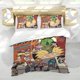 thumbnail image 5 of Hey Arnold Conjunto de sábanas temático, trío de piezas, cómodo y amigable con la piel, diseño único, regalo de decoración para el hogar para familiares, amigos y fans, 90 cm * 190 cm, 5 of 6