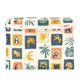 thumbnail image 7 of Yayeee Collapsible Cube Storage Bin with Lid Fabric Closet Decorative Basket with Handles, Beige Playful Stamp, 7 of 7