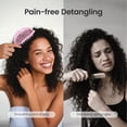 thumbnail image 5 of AIMIKE Glacier Curl Detangling Brush – Pain-Free Wet & Dry Brush for 2c–4c Hair, Vented, Pink, 5 of 9