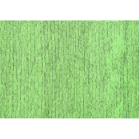 Ahgly Company Indoor Rectangle Abstract Green Contemporary Area Rugs, 5' x 7'