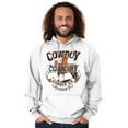 thumbnail image 2 of Saddle Up Country Western Cowboy Hoodie Hooded Sweatshirt Men Brisco Brands S, 2 of 2