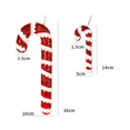 thumbnail image 5 of Colgante de bastón de caramelo navideño 2024, piruleta blanca y roja para colgar en el árbol de Navidad 2025, suministros para fiestas de Año Nuevo en el hogar, decoración navideña, 5 of 5