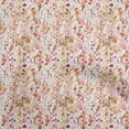 thumbnail image 1 of oneOone Rayon Brown Fabric Florals Fabric For Sewing Printed Craft Fabric By The Yard 56 Inch Wide, 1 of 4