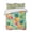 Blue, variant on Quilts Full Size Bedding Set, Summer Pineapple Lightweight Quilted Comforter, Tropical Fruits Lemon Watercolor Soft Reversible Bedspread Coverlet with Pillow Covers for All Season, 78" x 90"