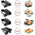 thumbnail image 4 of Sushi Making Kit，Sushi Roller 10 Pcs Diy Sushi Making Kit Roll Sushi Maker Rice Roll Mold Kitchen Sushi Tools, 4 of 4