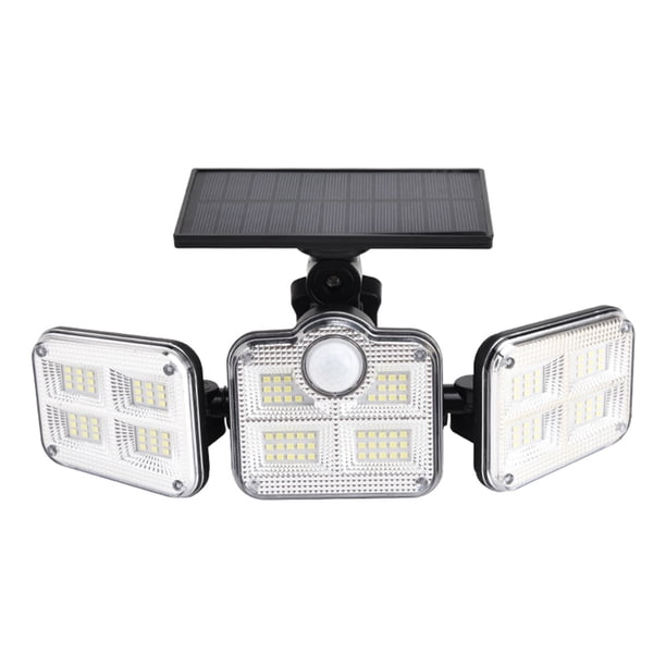 Ganfancp Nuevo Sensor Luz Jardín Led Luz Exterior con Poste Luz Solar de Pared Ofertas Del Día 1X Aplique Solar + 1X Mando a Distancia