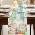 thumbnail image 3 of Table Runners 72 Inches Long Dress Scarves, Easter Farmhouse Kitchen Table Runner, Coffee Tablerunners, Spring Watercolor Eggs Country Tulip Wooden Grain 18x72 Inch, 3 of 9