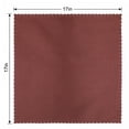 thumbnail image 6 of REGALWOVEN Set of 12 Cloth Napkins, Satin Washable and Reusable Table Dinner Napkins for Restaurant, Weddings, Event and Parties Brown 17x17inch, 6 of 6