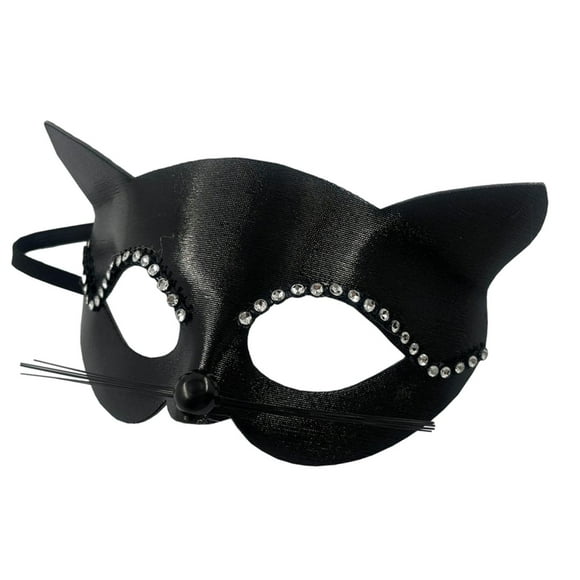 Women Black Cat Delicate Animal Elegant for Costume Props Carnival Show