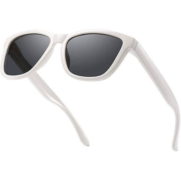 Gafas de sol polarizadas para niños, marco de goma flexible para niñas y niños de 3 a 10 años