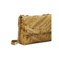 thumbnail image 2 of Tory Burch Snap Closure Leather Kira Chevron Snake Shoulder Bag New, 2 of 4