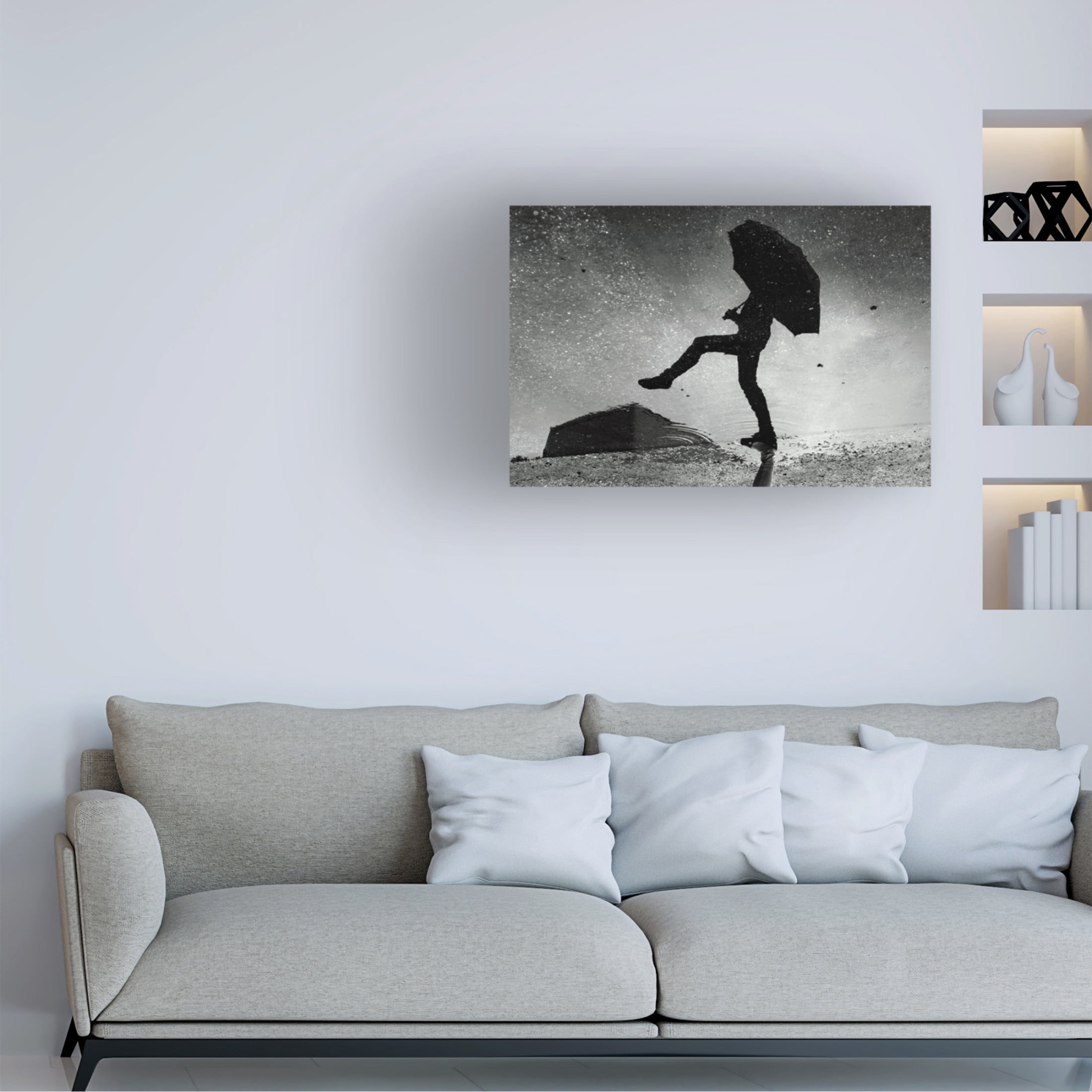 Canvas Wall Art - Ajven 'Skywalker' Wall Art for Living Room, Bedroom, or Office D?cor by Trademark Fine Art - 24 x 16 Inches