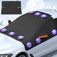 thumbnail image 1 of Xihbxyly Protector de Nieve para Parabrisas de Coche, Protección Total Contra Heladas, Instalación Magnética, Parasol Impermeable, Apto para Invierno y Verano, Cubiertas Reflectantes para Espejos Lat, 1 of 7