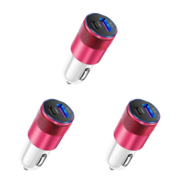 Adaptador de carga de automóvil Sidaley aleación de aluminio 3.1A carga rápida universal