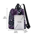 thumbnail image 3 of FORMRS Women's Travel Backpack Purse Anti-Theft Hidden Pockets Casual Shoulder Bag, Roses and Pearls, 3 of 7