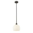 thumbnail image 5 of Innovations Lighting - White Venetian - 1 Light Stem Hung Mini Pendant In Modern, 5 of 7
