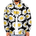 thumbnail image 4 of Pop Daisy Baseball Jersey Fashion Ribbed Sleeve Man Women's Jacket Motion Tops XXS-6XL, 4 of 7