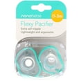 thumbnail image 4 of Nanobebe Baby Pacifiers 0-3 Month - Orthodontic, Curves Comfortably with Face Contour, Award Winning for Breastfeeding Babies, 100% Silicone, Perfect Baby Registry Gift 2pk,Teal, 4 of 4